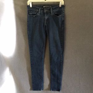 Levi's modern rise skinny slight curve used jeans